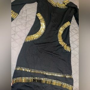 Black and gold dress size small